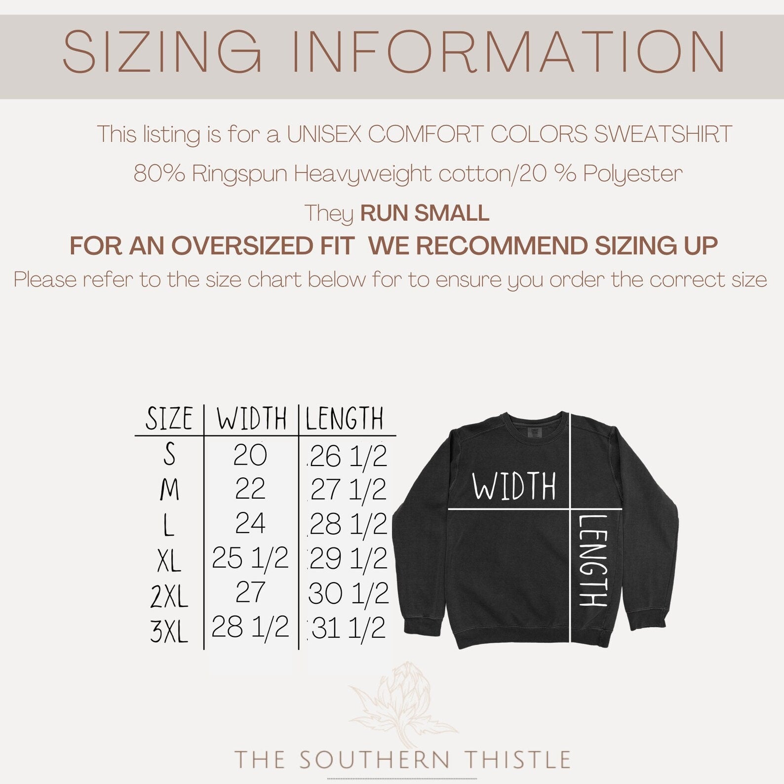 a black sweatshirt with white writing on it