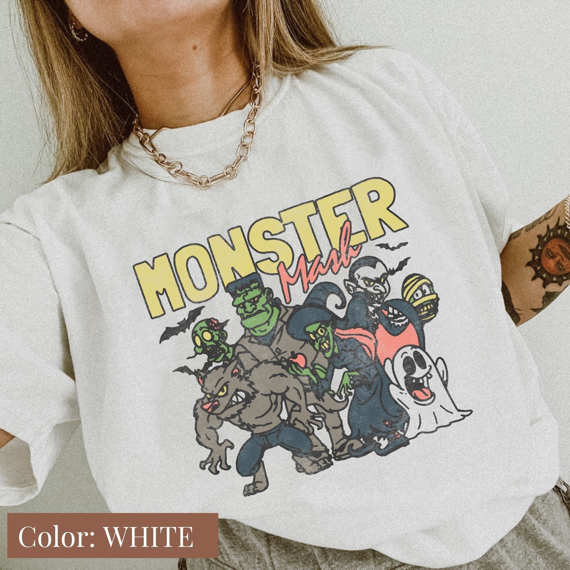 Comfort Colors Distressed Monster Mash Tee