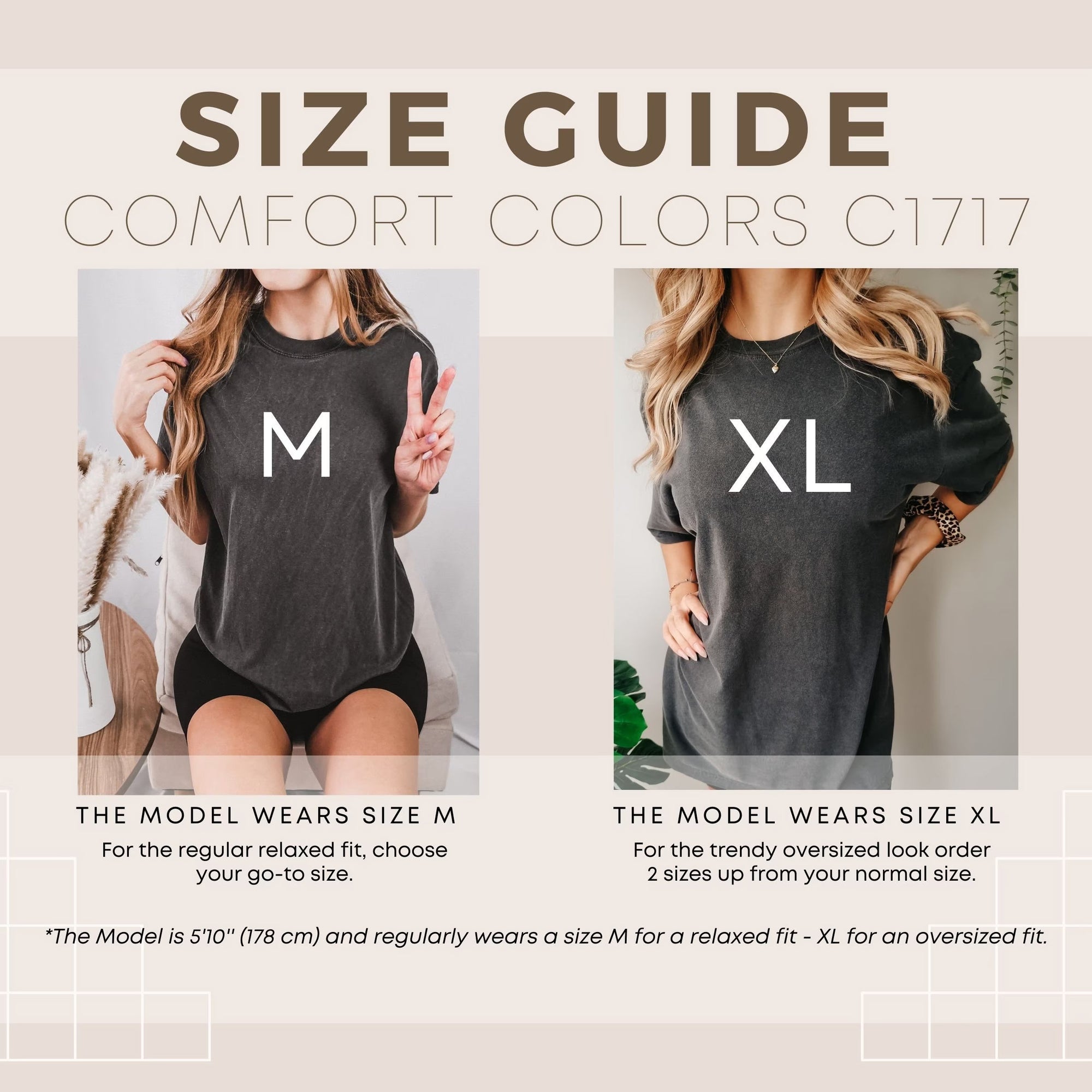 the size guide for a women's t - shirt