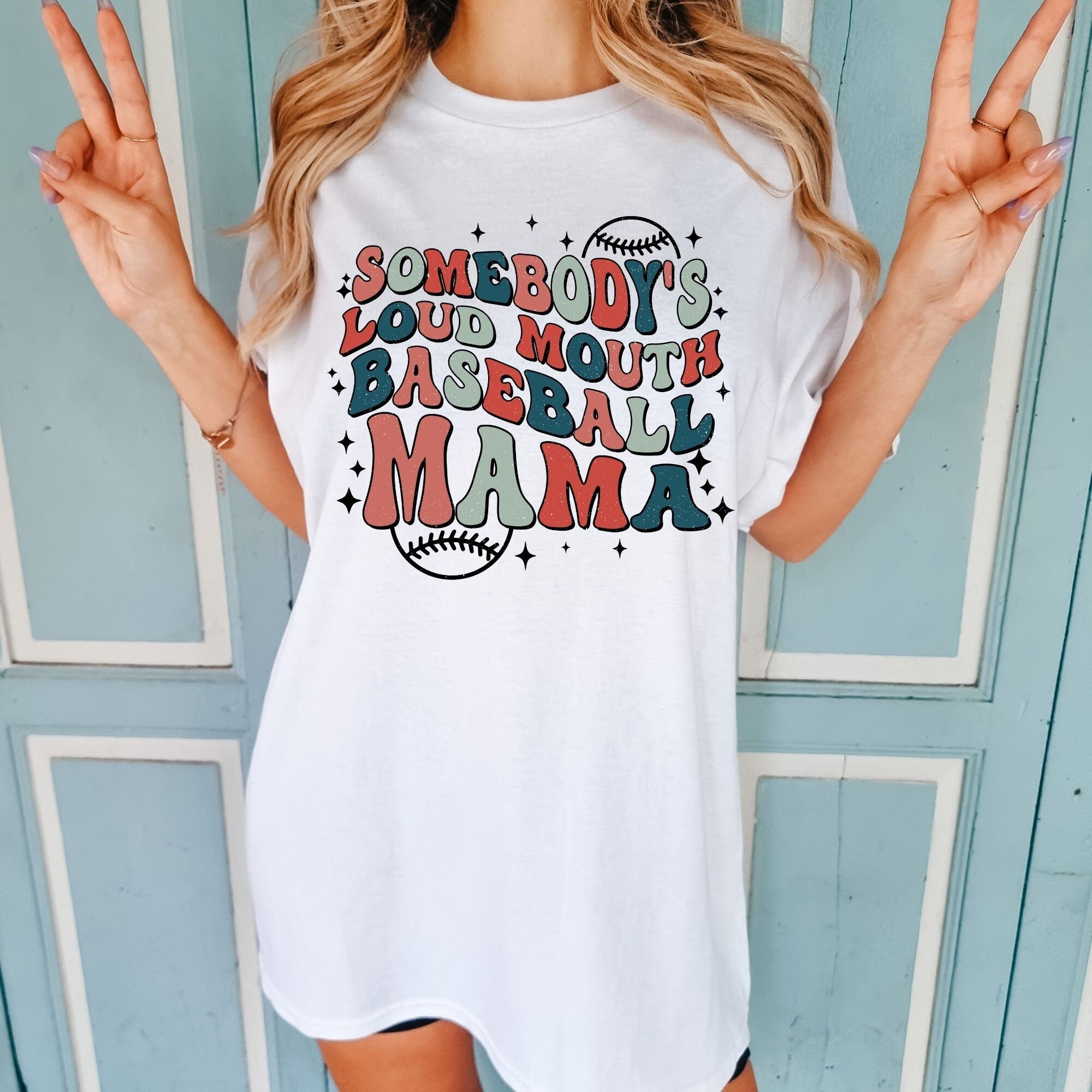 Somebody's Loud Mouth Baseball Mama Shirt