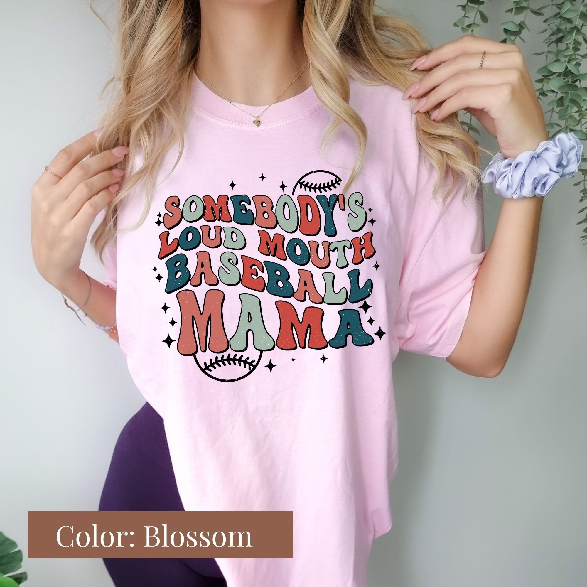 Somebody's Loud Mouth Baseball Mama Shirt