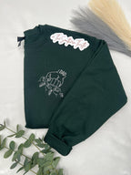 Custom Embroidered Dad Sweatshirt – Personalized Gift for Fathers