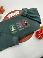 Halloween Goose Embroidered Sweatshirt – Spooky Season Pullover