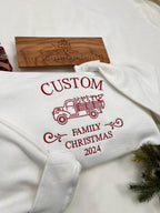 Custom Family Christmas Sweatshirt – Personalized Holiday Crewneck