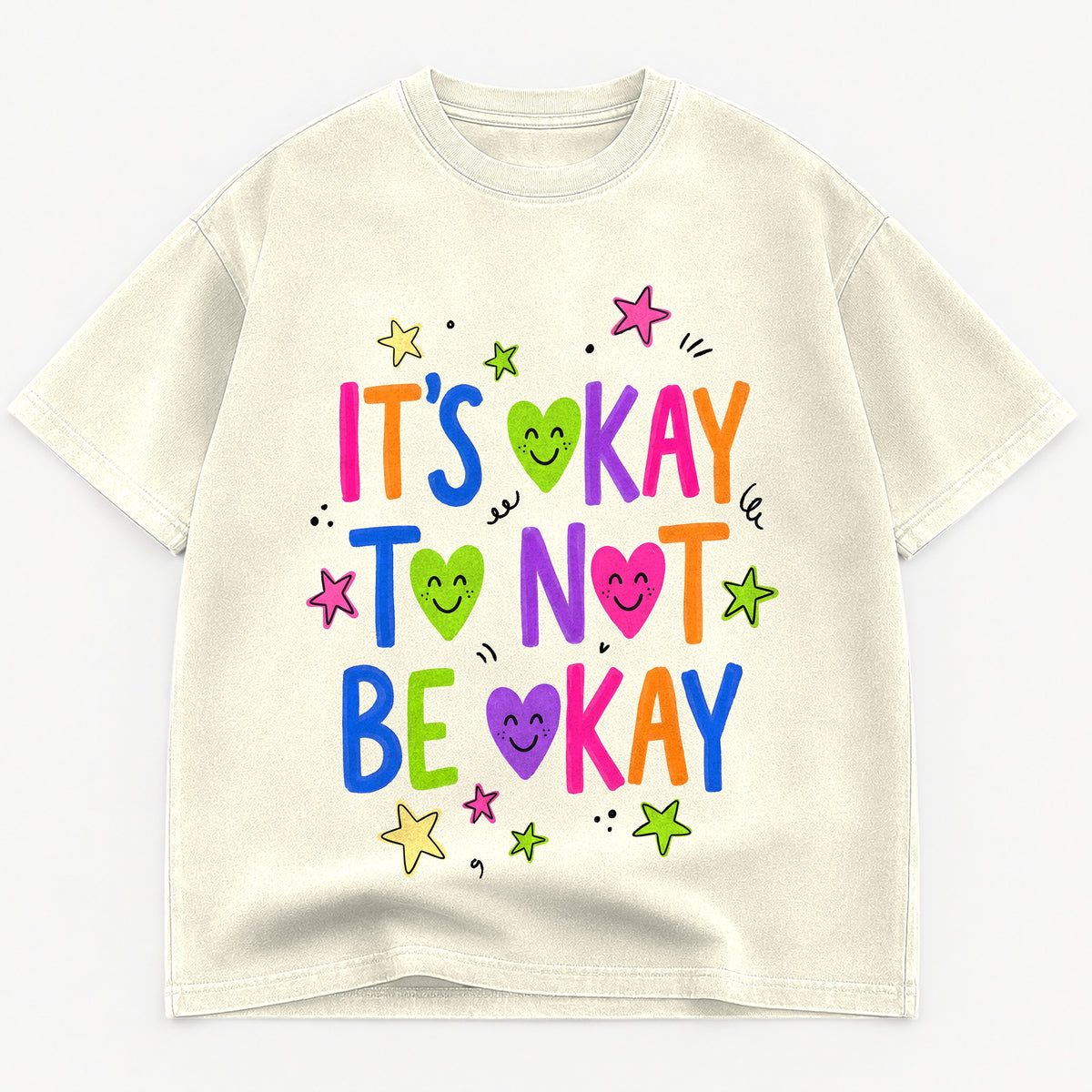 It's Okay To Not Be Okay Mental Health Heavyweight Tee