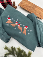 Christmas Dino Nuggets Sweatshirt - Cozy Crewneck for Dino Lovers - Perfect Trendy Xmas Gift