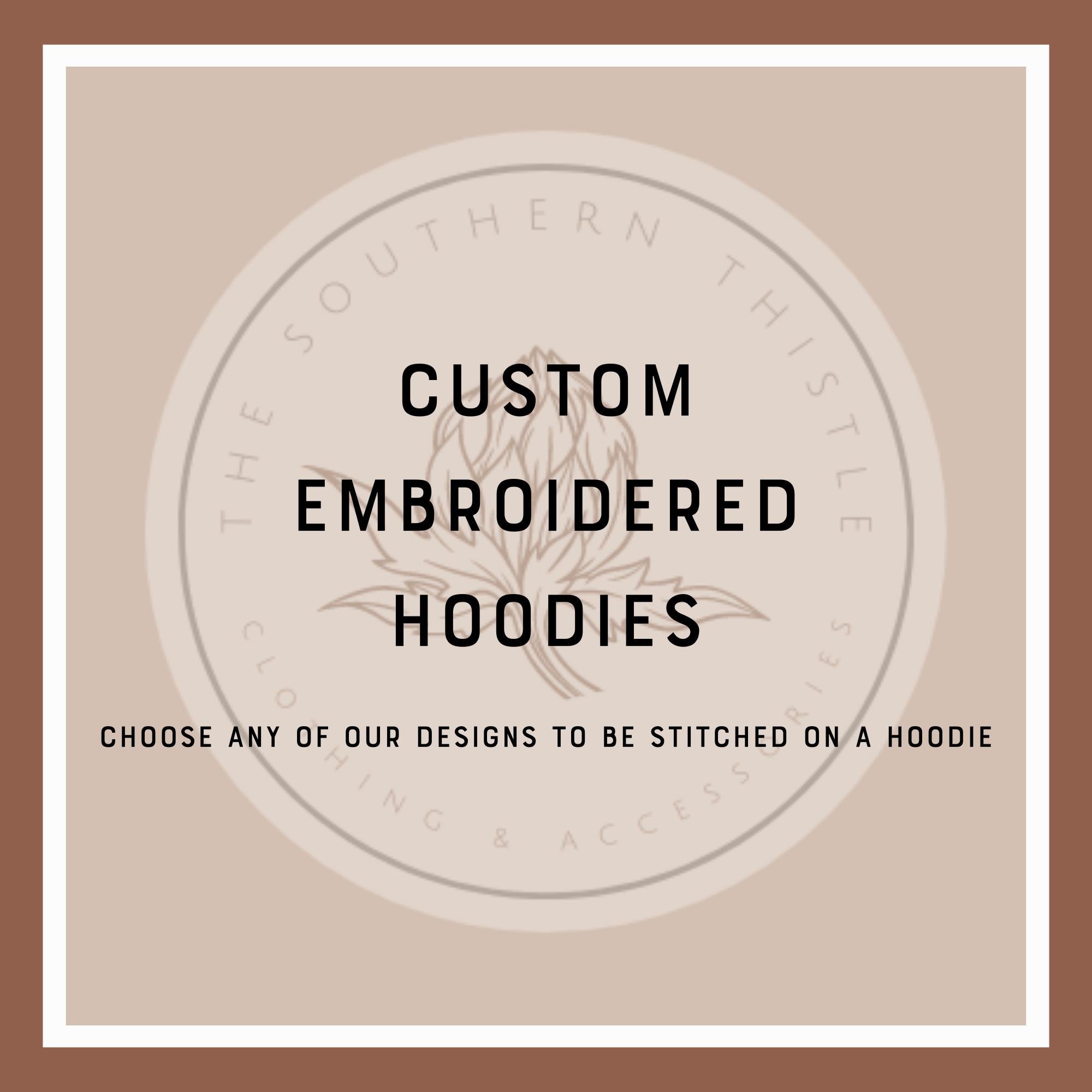 Custom Embroidered Hoodie