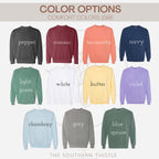 Teach Embroidered Sweatshirt – Minimalist Teacher Crewneck