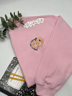 Teaching is a Work of Heart Embroidered Sweatshirt – Teacher Appreciation Crewneck