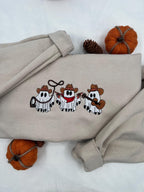 Cowboy Ghosts Embroidered Sweatshirt – Western Halloween Pullover