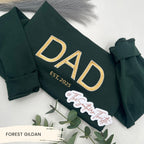 Custom Embroidered Dad Sweatshirt – Classic Varsity Block Design