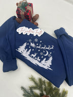 Embroidered Christmas Sweatshirt - Merry Minimalist Hoodie - Holiday Gift - Cozy Winter Apparel - Embroidered Crewneck Unique Christmas Gift