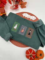 Halloween Goose Embroidered Sweatshirt – Spooky Season Pullover