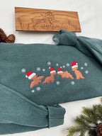 Christmas Dino Nuggets Sweatshirt - Cozy Crewneck for Dino Lovers - Perfect Trendy Xmas Gift