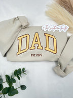 Personalized Dad Sweatshirt – Custom Varsity Name & Yea