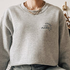 Tough as a Mother Embroidered Sweatshirt – Strong Mom Crewneck