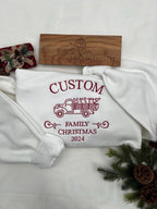Custom Family Christmas Sweatshirt – Personalized Holiday Crewneck