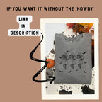 Howdy Cowgirl Skeleton Sweatshirt – Western Fall Halloween Crewneck
