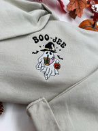 Boo Jee Ghost Embroidered Sweatshirt – Funny Halloween Pullover