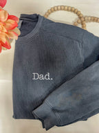Minimalist Embroidered Dad Sweatshirt – Simple & Timeless Design