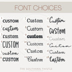 Custom Embroidered Sweatshirt - Soft Knit Fleece Crewneck | Personalized Gift