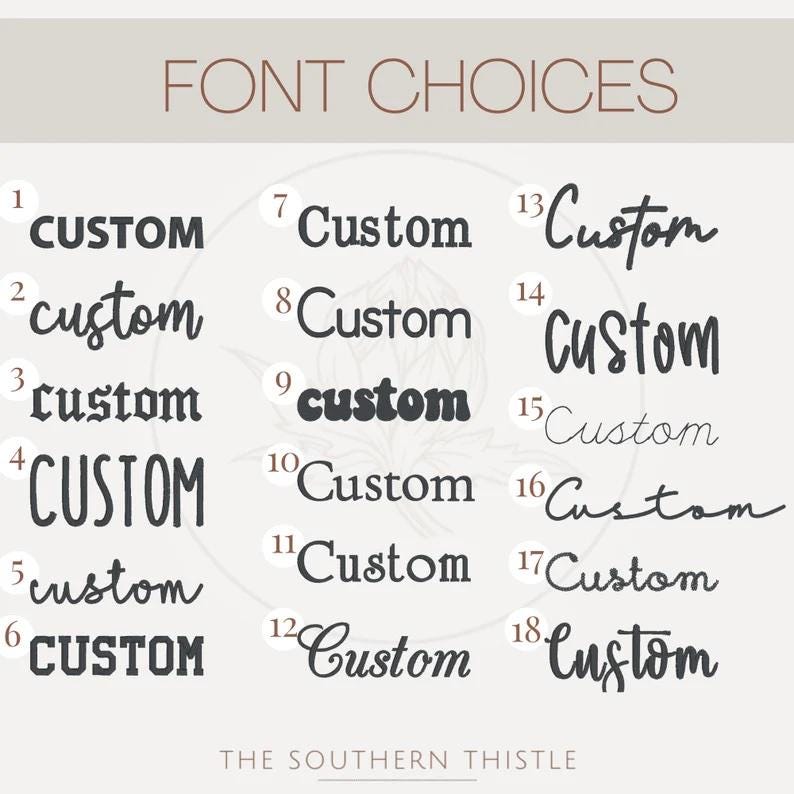 Custom Embroidered Sweatshirt - Soft Knit Fleece Crewneck | Personalized Gift