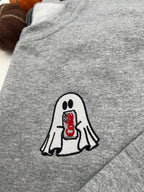 Diet Coke Ghost Embroidered Sweatshirt – Spooky Cute Crewneck