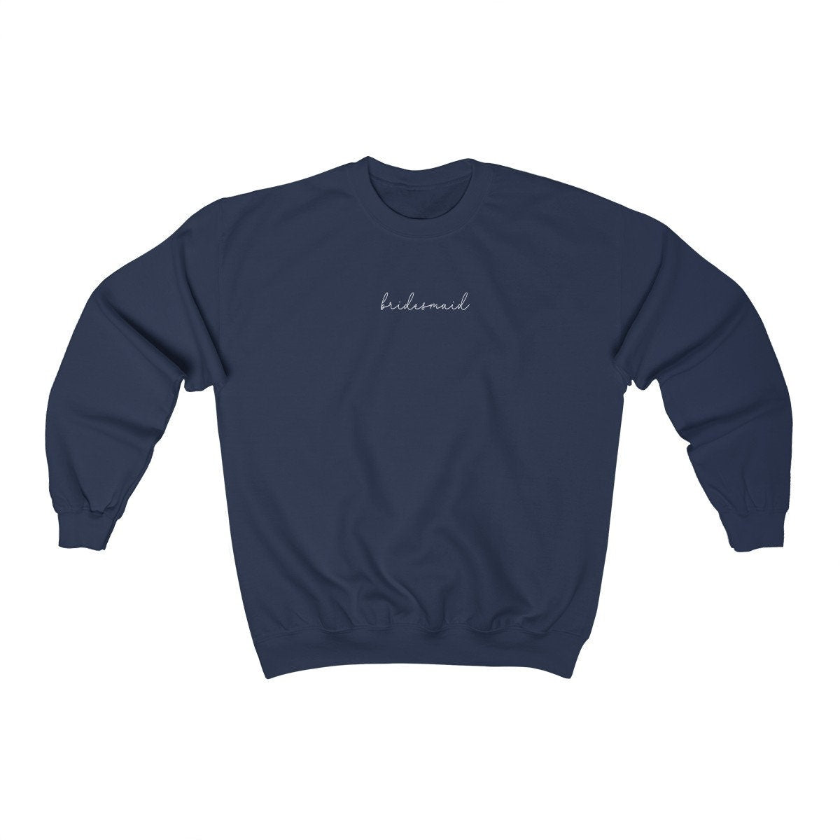 Bride & Bridesmaid Embroidered Sweatshirt – Wedding Party Crewneck