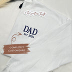 Custom Embroidered Dad Sweatshirt – Personalized Established Year