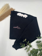 Aunt Embroidered Sweatshirt – Cute Minimalist Auntie Crewneck