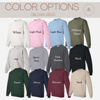 Custom Teacher Embroidered Sweatshirt – Personalized Classroom Crewneck