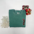 Gingerbread Cookie Sweatshirt - Embroidered Christmas Gift for Matching Holiday Cheer
