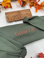Thankful Embroidered Sweatshirt – Cozy Fall Crewneck