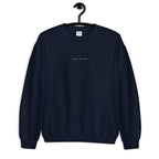 Embroidered Mom, I am a rich man! Sweatshirt