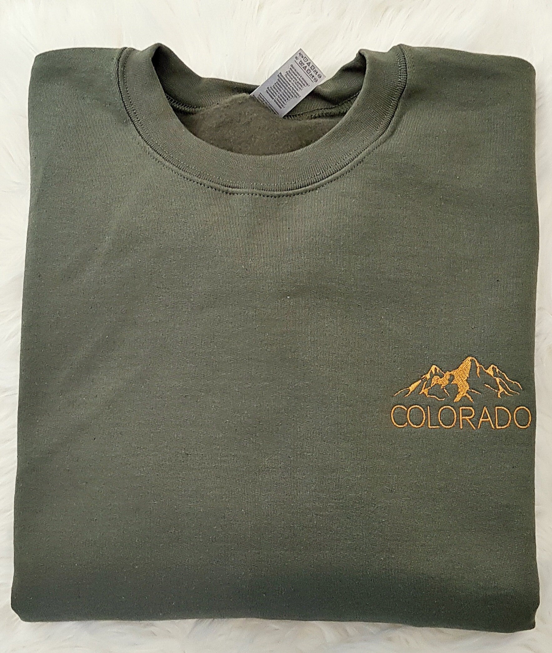 Custom Embroidered Mountain State Sweatshirt