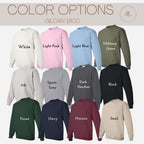 Roman Numeral Embroidered Sweatshirt – Custom Date Crewneck