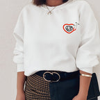 Custom Embroidered Nurse Monogram Sweatshirt - Perfect Personalisation Gift for Graduating Nurses and Future Medical Professionals