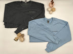 Roman Numeral Embroidered Sweatshirt – Custom Date Crewneck