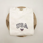 Embroidered Comfort Colors® Butterfly USA Sweatshirt