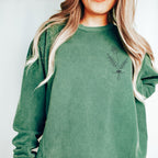 Build Your Own Bouquet Birth Flower Embroidered Sweatshirt – Personalized Floral Crewneck