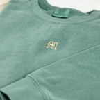 Minimalist Initial Embroidered Sweatshirt – Personalized Monogram Crewneck