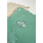 Nurse Embroidered Sweatshirt – Heart & Stethoscope Design