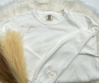 I Said Yes Embroidered Sweatshirt – Custom Bridal Engagement Crewneck