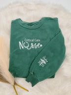 Custom Nurse Sweatshirt – Embroidered Specialty Crewneck for Nurses