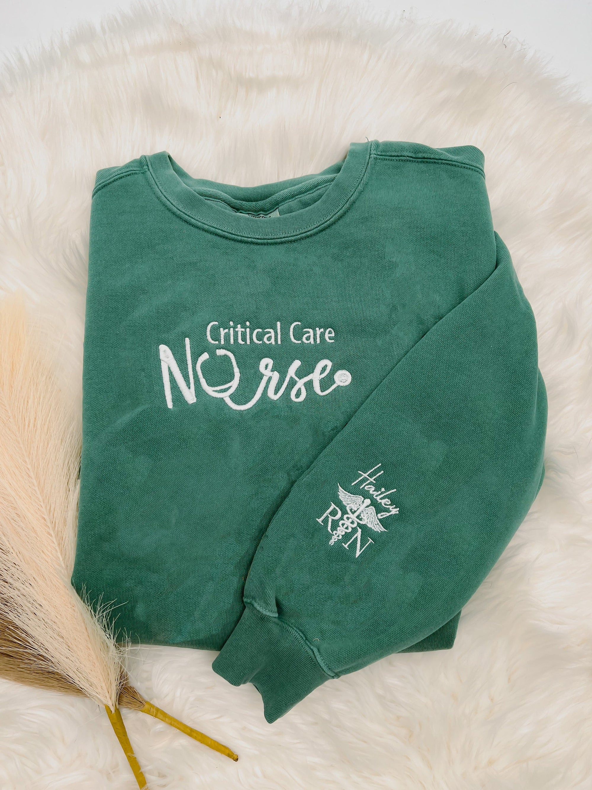 Custom Nurse Sweatshirt – Embroidered Specialty Crewneck for Nurses