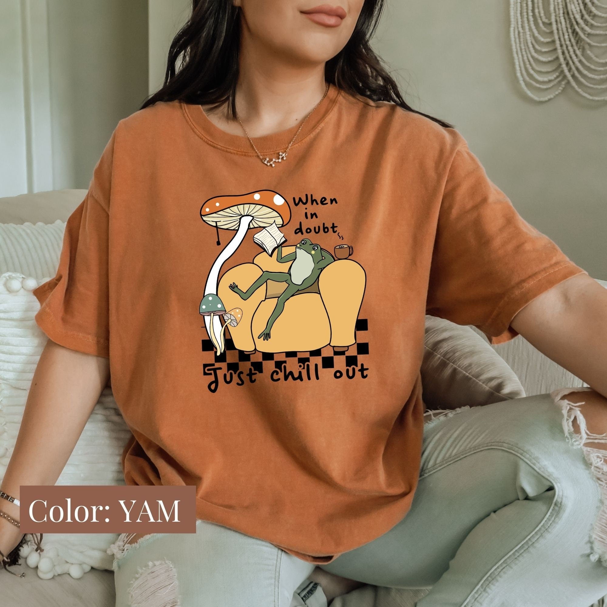 Comfort Colors Frog Lover Gift Shirt