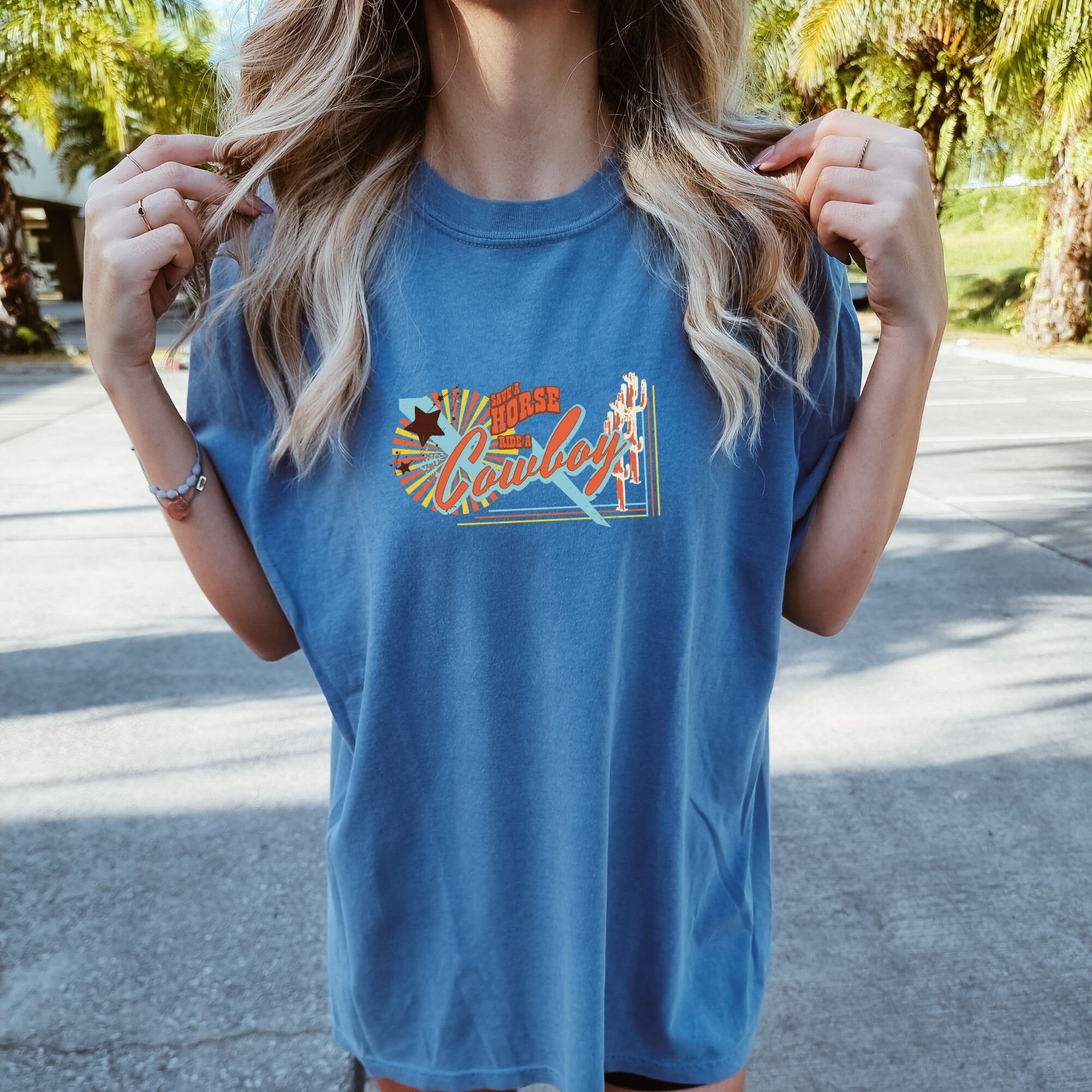 Save a Horse Ride A Cowboy Shirt