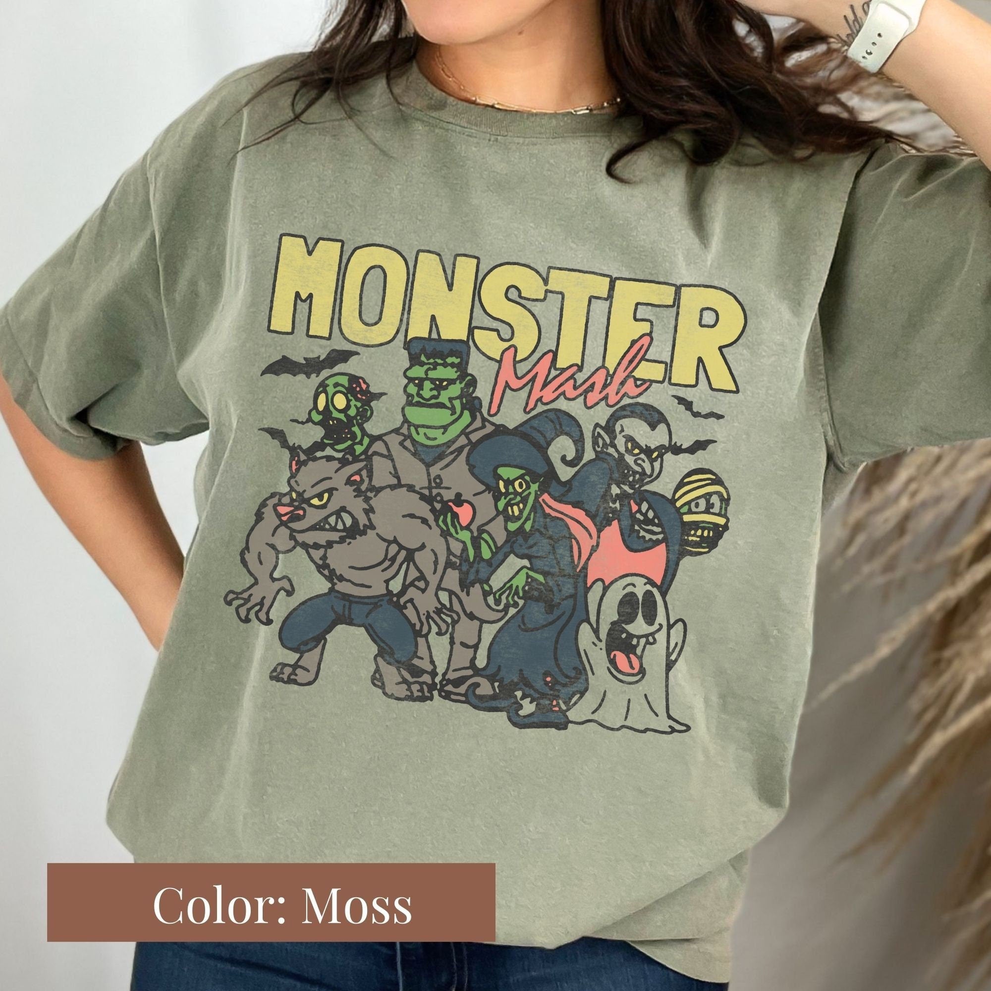 Comfort Colors Distressed Monster Mash Tee