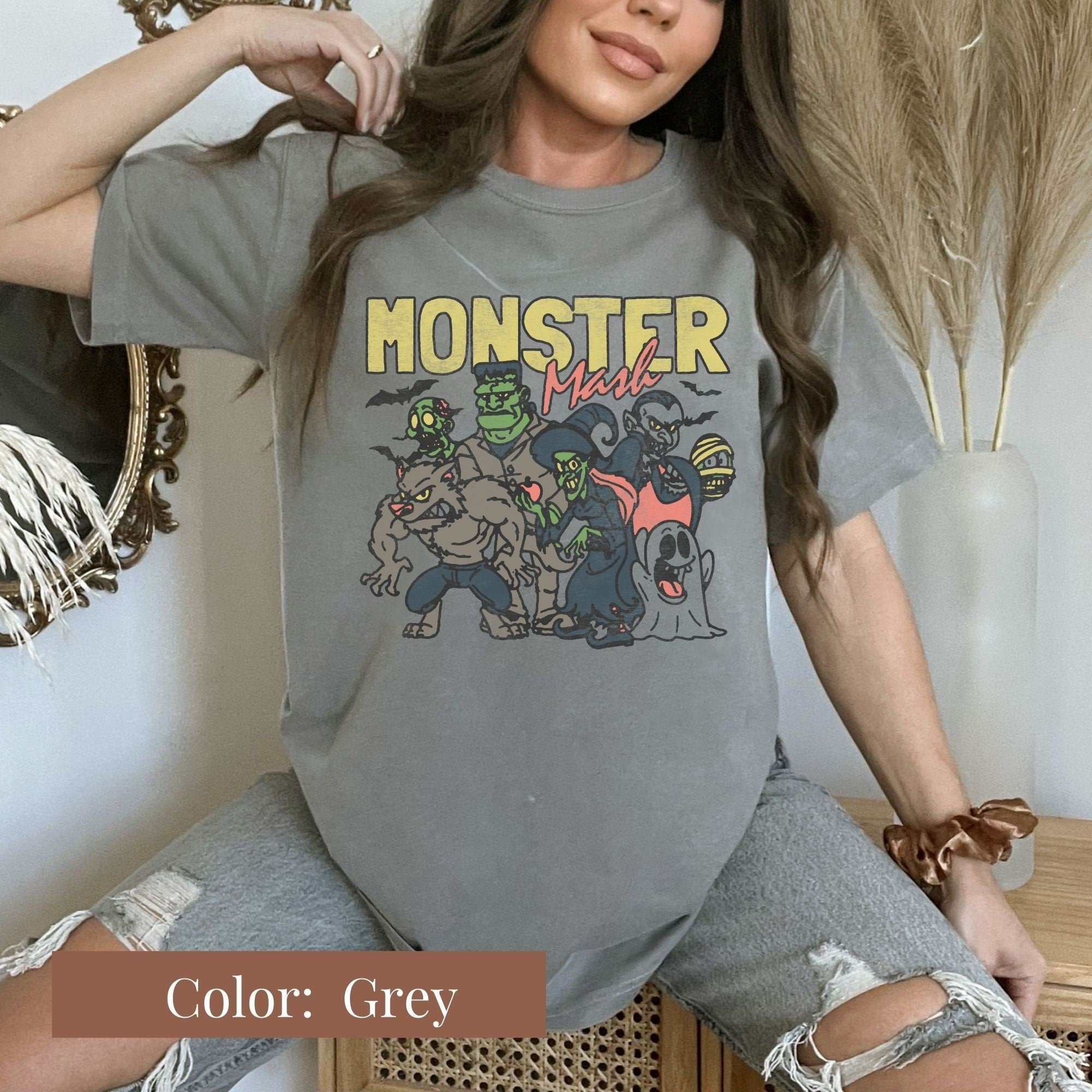Comfort Colors Distressed Monster Mash Tee