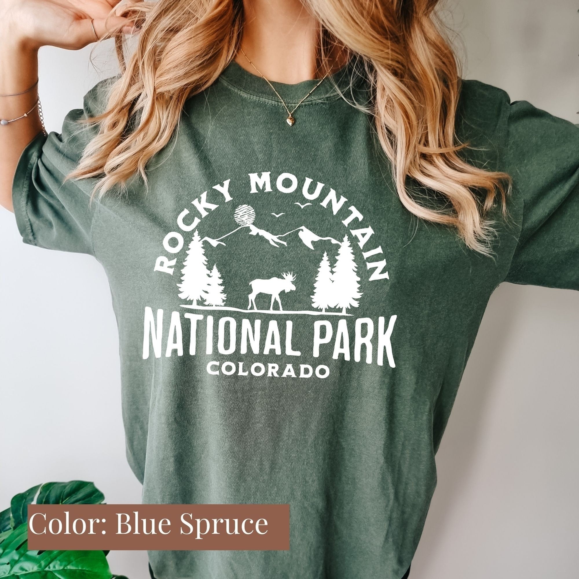 Rocky Mountain Park and Camping Shirt - Colorado Trip Souvenir